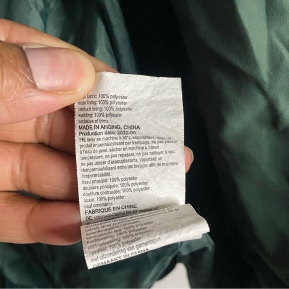 Mountain Warehouse Boy's Green Full Zip Hooded Puffer Jacket - Picture 8 of 10